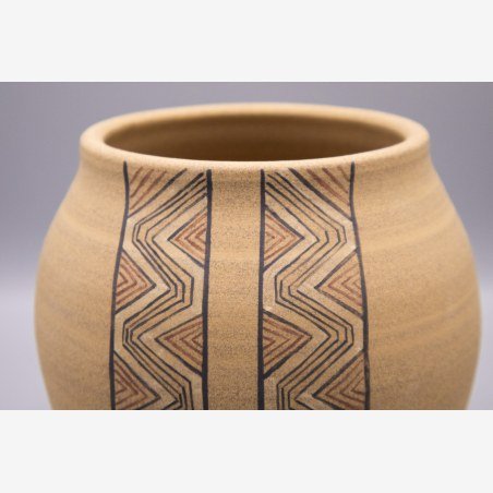 Jarrón Zigzag Ancestral